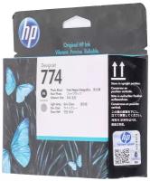 Картридж HP 774 черный/светло-серый (p2w00a)