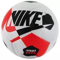 Мяч футзальный NIKE Street Akka, р.4, белый/красный/черный (SC3975-101)