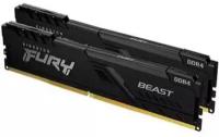 Оперативная память Kingston DDR4 64Gb (2x32Gb) 3600 MHz pc-28800 FURY Beast Black (KF436C18BBK2/64)