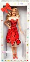 Кукла Barbie в красном платье, 30 см, FXC74 разноцветный