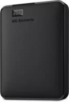 Western Digital Внешний жесткий диск 5ТБ 2.5 Western Digital Elements Portable WDBU6Y0050BBK, черный (USB3.0) (ret)