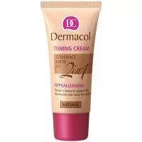 Dermacol Toning Cream - гипоаллергенный тональный крем 2в1, тон Natural