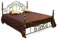 Кровать TetChair VICTORIA 140х200 см Antique Brass