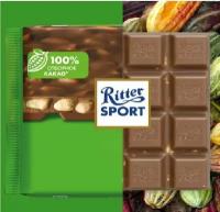 Шоколад Ritter Sport молочный кешью, 12 шт по 100г