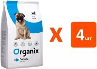 ORGANIX ADULT DOG SALMON монобелковый для взрослых собак всех пород при аллергии с лососем (2,5 кг х 4 шт)