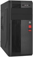 Корпус Miditower ExeGate UN-605B-UN400 (ATX, БП UN400 с вент. 12см, 2*USB, аудио, блокировка, черный)