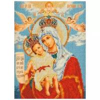 Набор для вышивки бисером, Радуга бисера, В-168, Богородица Милующая, 20Х26