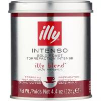 Кофе молотый Illy Intenso темная обжарка