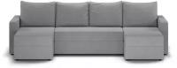 П-образный диван ART-104 Серый