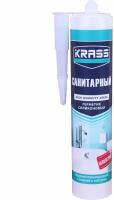 Герметик KRASS силиконовый 300мл санитарный бесцветный