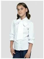 Блузка с бантом для школы/Блузка праздничная/Блузка 158