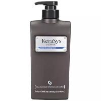 KERASYS Шампунь для волос Shampoo For Men Deep Cleansing Cool освежающий муж., 550 мл