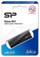 Флешка Silicon Power 64Gb Blaze B07 USB3.2 черный