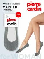 Подследники Pierre Cardin, 2 пары, 2 уп., размер 35-37, серый