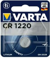 Батарейка VARTA ELECTRONICS CR1220 6131 BL1 - (блистер 1шт) 4008496276899