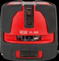 Лазерный уровень RGK UL-360 с красным лучом