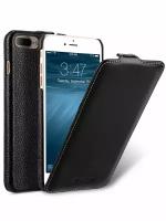 Кожаный чехол флип Melkco для Apple iPhone 7 Plus/8 Plus (5.5") - Jacka Type - чёрный