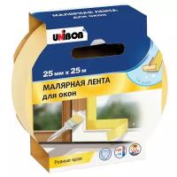 Клейкая лента малярная UNIBOB 78511, 25 мм x 25 м