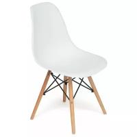 Стул для кухни TetChair CINDY (EAMES) (mod. 001), 1 шт., белый/натуральный