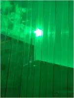 Профнастил пластиковый 0,7мм 2000х900мм прозрачный зеленый (упаковка 13 шт.)