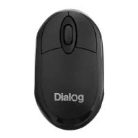 Беспроводная мышь Dialog MROC-10U, черный