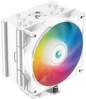 DEEPCOOL AG500 WH ARGB LGA1700/1200/115X/AM5/AM4 (12шт/кор, TDP 240W, PWM, ARGB Fan 120mm, 5 тепл. Трубок, Copper Base, белый) RET