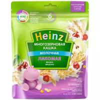 Каша Heinz молочная Лакомая многозерновая с яблоком и вишенкой, с 6 месяцев