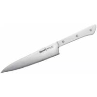 Нож кухонный универсальный Samura HARAKIRI SHR-0023W, коррозионно-стойкая сталь, ABS пластик, 15 см, белая рукоять