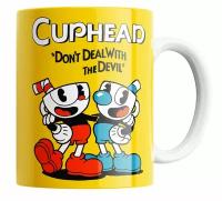 Кружка Капхед/Cuphead/голова-чашка/Компьютерная игра/в подарок/с принтом. 330 мл