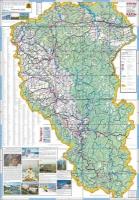 Карта Автодорог Кемеровская область (1:500000)(складная) Односторонняя (2047)