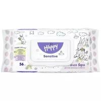 Влажные салфетки Bella Baby happy Sensitive, 56 шт