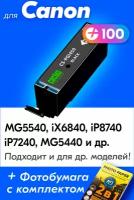 Картридж для Canon PGI-450 XL, Canon PIXMA iP7240, iX6840, MG5440, MG5640, MG5540 и др. с чернилами для струйного принтера, Черный (Black), 1 шт