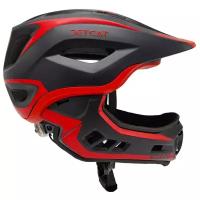 Шлем - JETCAT - Raptor - размер "S" (48-53см) - Black/Red - FullFace- защитный - велосипедный - велошлем - детский