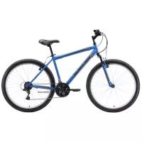 Велосипед BLACK ONE Onix 26 (2021), горный (взрослый), рама 18", колеса 26", голубой/серый, 15.9кг [hd00000424]
