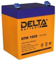 Батарея Delta DTM 1205, 12V 5Ah (Battary replacement APC rbc43, rbc44, rbc143, sybt2 12В, 5Ач, 90мм/70мм/107мм)