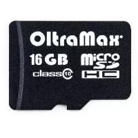 Карта памяти OltraMax 16Gb MicroSD OltraMax ( ) (OM0016GCSDHC10-W/A-AD)