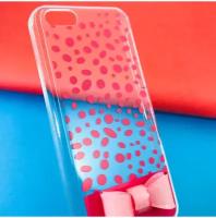 Чехол на смартфон iPhone 5C накладка пластиковая с аппликацией