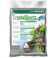 Грунт Dennerle Crystal Quartz Gravel, темно-серый, 5кг