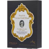 Frudia Омолаживающая маска для лица с экстрактом икры и золотом Royal de caviar gold mask