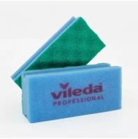 Губка для посуды Vileda Professional Пур Актив, голубой, 2 шт