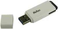 Флэш-память USB_ 16 GB Netac U185, USB2.0, с колпачком, пластиковая белая