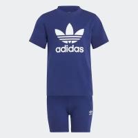 Комплект Adidas, Цвет: Синий,Белый, Размер: 116