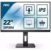 21.5" Монитор AOC 22P2DU, 1920x1080, 75 Гц, IPS, черный