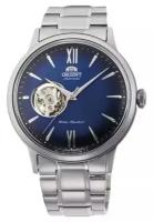 Наручные часы ORIENT Классика RA-AG0028L, серебряный, синий