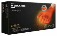 Перчатки одноразовые нитрил POWERGRIP ORANGE цв.оранжевый (25пар/уп)р.XXL