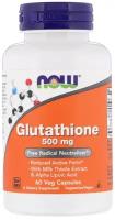 Глутатион Now Foods 500 мг (Glutathione Нау Фудс), 60 капсул