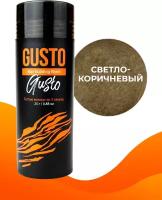 GUSTO Пудра Загуститель для маскировки волос, камуфляж для волос (светло-коричневый), 25г