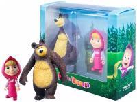Набор игрушек PROSTO toys подвижные фигурки Маша и медведь персонажи современной сказки мультика