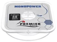 Леска PREMIER fishing MONOPOWER ICE, диаметр 0.16 мм, тест 2.8 кг, 30 м, нейлон, прозрачная