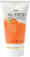 Mistine Маска-плёнка для лица от угрей, прыщей и пигментации / Nu Fresh with Orange Peel Extract Peel off Mask, 50 г